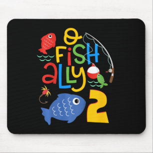 Kinderen O-fish-ally Twee Verjaardagsdecoraties 2  Muismat