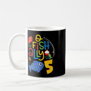 Kinderen O-fish-ally Vijf Verjaardagsdecoraties 5 Koffiemok