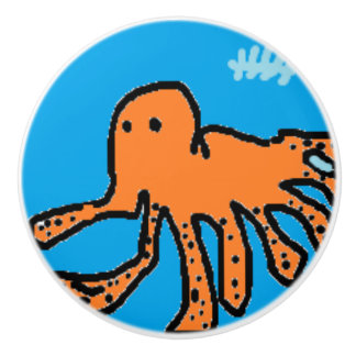 Kinderen Octopus Handvat Keramische Knop