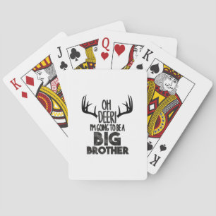 Kinderen Oh Hert Grote Broer Jacht Zwangerschapsaa Pokerkaarten