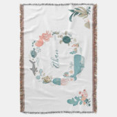 Kinderen onder het Zee Persoonlijke Waterverf van  Deken (Voorkant Verticaal)