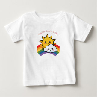 kinderen Ontdek. Leer. Lach t-shirt