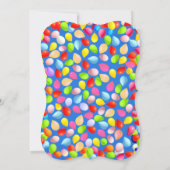 Kinderen op Birthday-ballonnen Kaart (Achterkant)