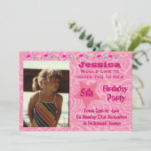 Kinderen op Birthday Party Kaart (Staand voorkant)