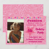 Kinderen op Birthday Party Kaart (Voorkant / Achterkant)