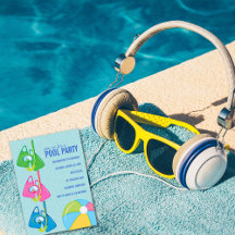 Kinderen op Birthday Pool Party