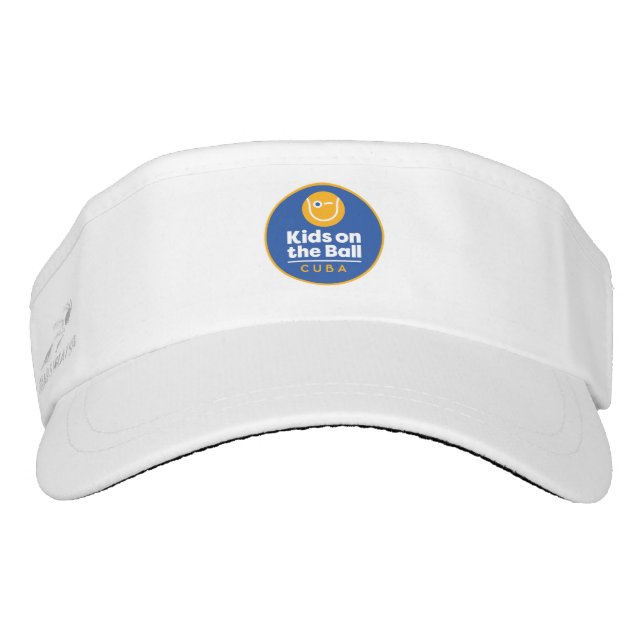 Kinderen op de bal: CUBA Visor Full Logo Zonneklep (Voorkant)