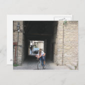 Kinderen op fietsen briefkaart (Voorkant / Achterkant)