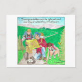 Kinderen op het juiste pad Inspirerend Briefkaart (Voorkant)