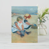 Kinderen op het strand | Mary Cassatt (Staand voorkant)
