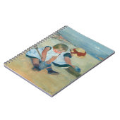 Kinderen op het strand | Mary Cassatt ansichtkaart Notitieboek (Linkerzijde)