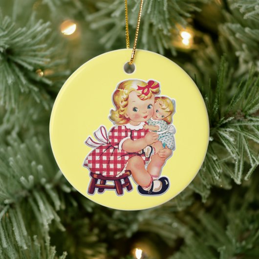 kinderen op keramisch keramisch Ornament (Boom)