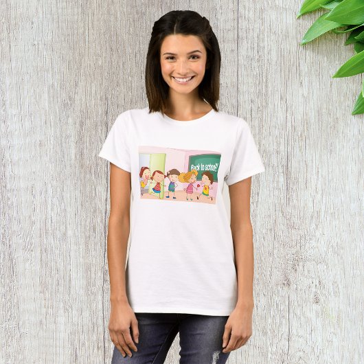 Kinderen op school t-shirt