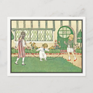  kinderen overvallen door H. Willebeek Le Mair Briefkaart