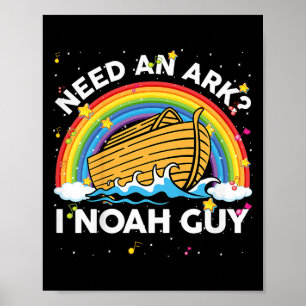 Kinderen Peuter Kind Heeft Ark I Noach Man Christe Poster