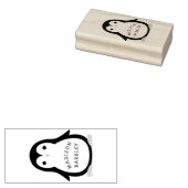 Kinderen Pinguïn Cute Rubberstempel (Gestempeld)