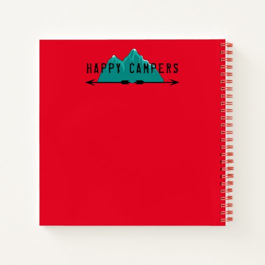 Kinderen Pop Art Zomerkamp Notitieboek (Achterkant)