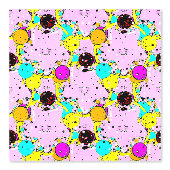 kinderen popart behang (Voorkant)