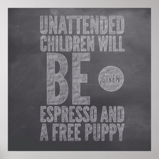 Kinderen Pub Chalk-Collectie, onbeheerd door M.A. Poster (Voorkant)