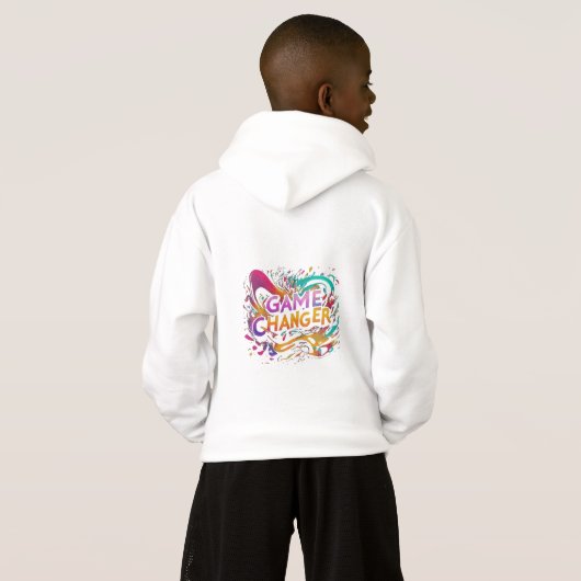 Kinderen Pullover Hoodie - Game Changer (Achterkant volledig)