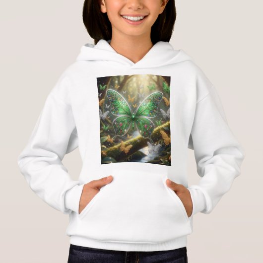 Kinderen pullover met capuchon (Voorkant)