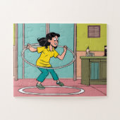 Kinderen puzzel met geschenkdoos legpuzzel (Horizontaal)