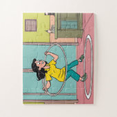 Kinderen puzzel met geschenkdoos legpuzzel (Verticaal)