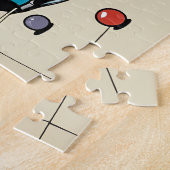 Kinderen puzzel met geschenkdoos legpuzzel (Zijkant)