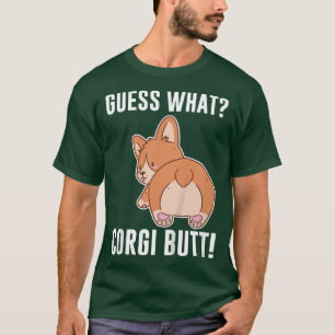 Kinderen raden wat Corgi Butt Corgi Dog T-shirt
