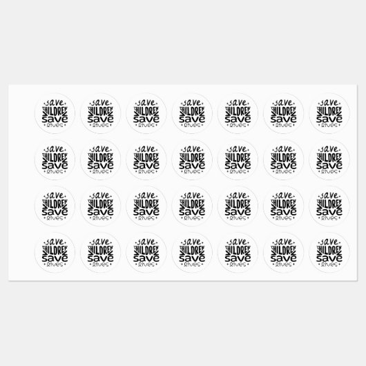 Kinderen redden levens labels (Vel)