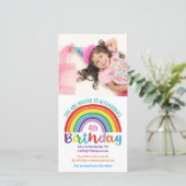 Kinderen Regenboog Verjaardag Op Maat Gemaakte Fot (Staand voorkant)