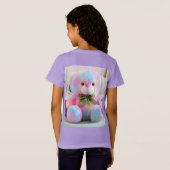 Kinderen Regenboogkleurige Knuffelbare T-shirts –  (Achterkant volledig)