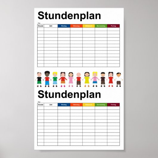Kinderen / Rooster Poster (Voorkant)