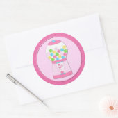 Kinderen Roze Bubblegum Machine Stickers (Envelop)
