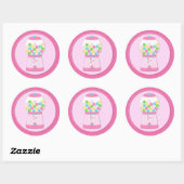 Kinderen Roze Bubblegum Machine Stickers (Vel)