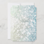 Kinderen Schaatsen Kerstfeest Uitnodigen Kaart (Achterkant)