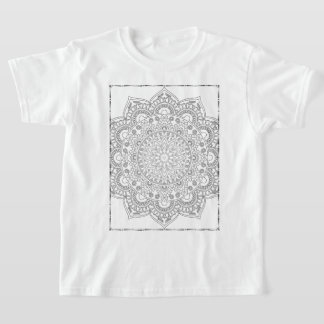Kinderen Shirt Patroon (Mandala)