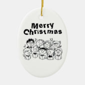**KINDEREN SINGING** CHRISTMAS ORNAMENT (Voorkant)