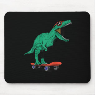 Kinderen Skater Skateboarden T-rex Dinosaurus Ck N Muismat