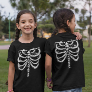 Kinderen Skelet Halloween (Voor- en Achterkant) T- T-shirt