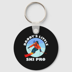 Kinderen skiën Kinderen Daddy's Litle Ski Pro Funn Sleutelhanger