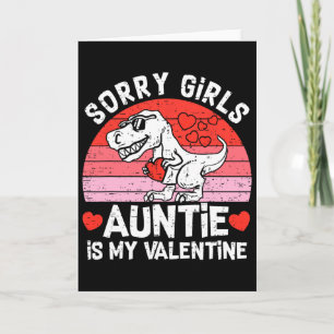 Kinderen Sorry Meisjes Tante Is Mijn Valentijn Peu Kaart