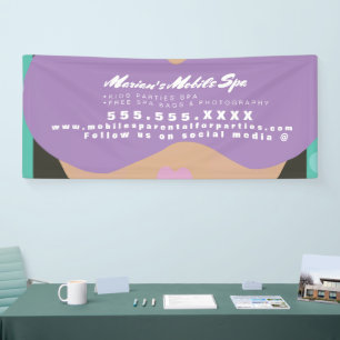 Kinderen Spa Bedrijfsfeest Verhuur Mobiele Bus Spandoek