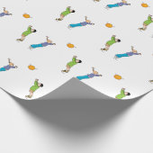 Kinderen spelen bal cadeaupapier (Hoek)