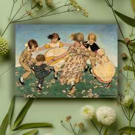  kinderen spelen Moederdag Kaart