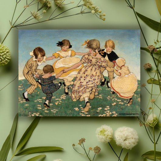 kinderen spelen Moederdag Kaart