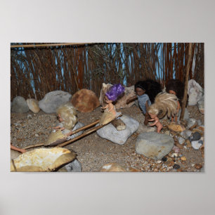 Kinderen spelen. poster