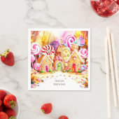 Kinderen Sprinkle Candyland Verjaardag Servet (Insitu)