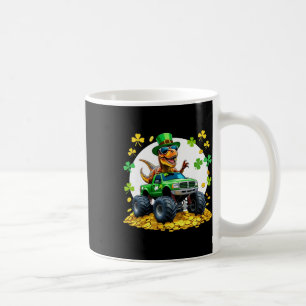 Kinderen St. Patrick's Day 2026 - Dinosaurus die o Koffiemok