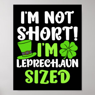 Kinderen St. Patrick's Day Ik ben niet klein Ik be Poster